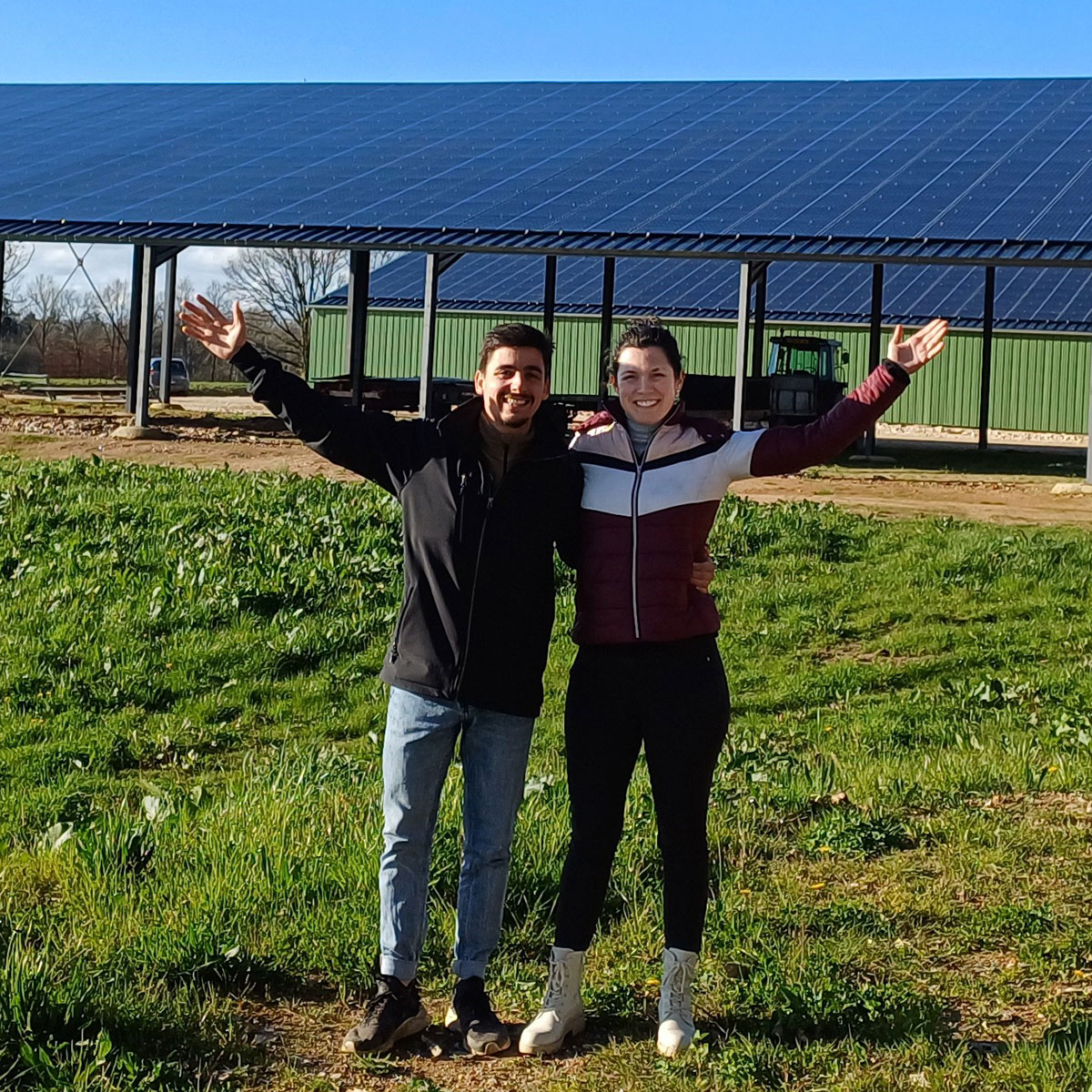 Net'Solaire (Thomas Agard-Laroche et Angélique Lafarge), société experte en nettoyage de panneaux solaires-photovoltaïques